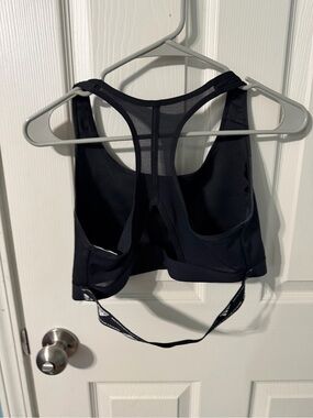 Women's Black Racerback Sports Bra Adidas.